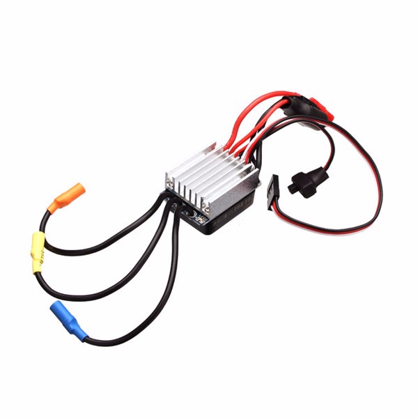 HelloCreate Waterproof 35A ESC Brushless Sensorless Speed Controller for 1/16 1/18 1/20 RC Car 