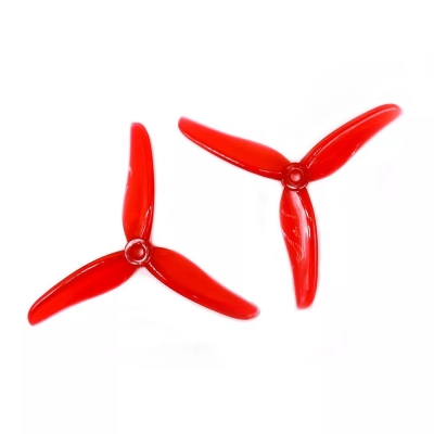 4CW/4CCW 3 Leaf Props Tri-Blade High-Speed Propeller 4Pairs/8pieces DALPROP FALCORC CycloneT5045C Propeller for Drone Quadcopter FPV RC Racing Red/Blue 